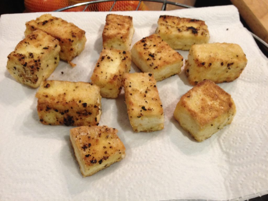 black pepper tofu